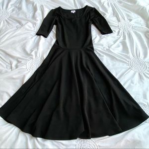 LuLaRoe solid black Nicole dress. 5/$25